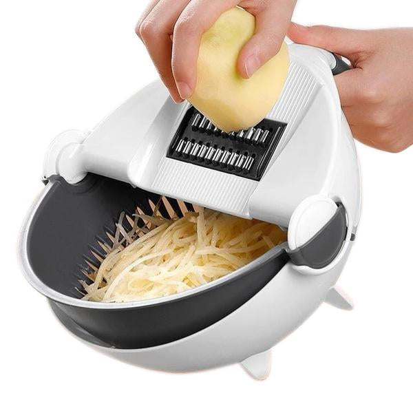 2161 10 in 1 Multifunctional Vegetable Fruits Cutter/Slicer Shredder with Rotating Drain Basket - SkyShopy 2161 10 in 1 Multifunctional Vegetable Fruits Cutter/Slicer Shredder with Rotating Drain Basket - SkyShopy